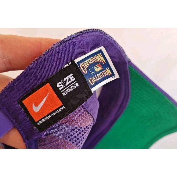 Tampa Bay Devil Rays Nike Club Hat Cap‎ Structured Adjustable Purple Hat MLB - Picture 6 of 9